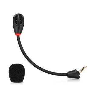 lot 5823 image: Microphone Replacement for Kingston HyperX Cloud II Wireless Gaming Headset, Detachable Mic Boom with LED Mute Indicator on PC PS5 PS4 Xbox Series XS