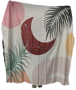 lot 6014 image: Boho Abstract shower curtain