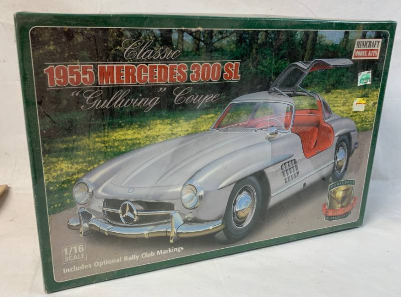 lot 8059 image: 1955 Mercedes 300 SL GULLWING COUPE Model - New In Box