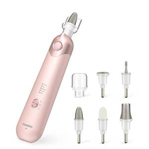 lot 5825 image: Professional Manicure Pedicure Kit, Electric Nail File Set, Cordless Electric Nail Drill Machine, 5 Speeds Hand Foot Care Tool for Nail Grind Trim Polish (Pink) (Powers on)