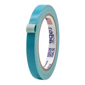lot 5854 image: MAT Duct Tape Teal Blue Industrial Grade, 12 inch x 60 ft. Waterproof, UV Resistant for Crafts, Home Improvement, Repairs, & Projects