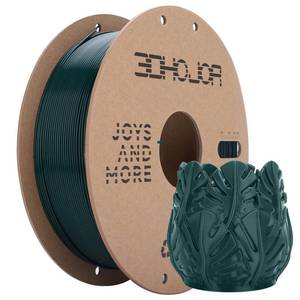 lot 5876 image: 3DHoJor PLA Filament 1.75mm,3D Printer Filament,1kg Cardboard Spool (2.2lbs),Dimensional Accuracy - 0.03 mm,Odor Free, Clog Free, No Brittle Filaments, Fit Most 3D FDM Printer,Green
