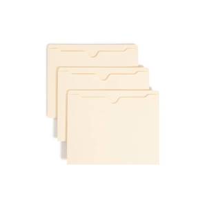 lot 5882 image: Smead File Jacket, Reinforced Straight-Cut Tab, Flat-No Expansion, Letter Size, Manila, 100 per Box (75500) - Retail $33