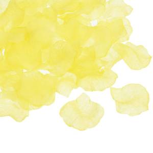 lot 5896 image: PATIKIL Artificial Rose Petals, 1200Pcs Fake Flowers Silk Petal Decoration Supplies for Romantic Night Wedding Party Event Decor, Yellow