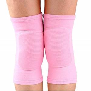 lot 5967 image: JUMISEE Kids Knee Pad, Anti-Slip Padded Sponge Knee Brace Breathable Flexible Elastic Knee Support for Football Volleyball Dance Skating Basketball Sports