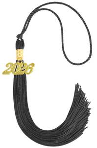 lot 5990 image: GRADFTY 2026 Tassel Graduation,Black Tassel 2026 for Grad Cap and Graduation Ceremony Accessory Decoration