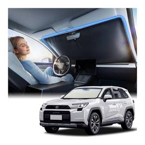 lot 6087 image: Nmoiss Ice Silk Air-Cooled Car Windshield Sun Shade, Enjoy Superior Coolness & Comfort 84.2% Heat Insulation UPF50 UV Block, Interior Protection, Universal Fit for Car SUV Truck, Large 64 x 34 - Retail $36