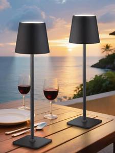lot 6091 image: ReinHoo Cordless Lamps Set of 2,6000mAh Battery Powered Lights,Dimmable3 Colors Rechargeable Lamps Cordless Table Lamp,Portable Light,Wireless Lamp for BedroomLiving RoomKitchenBathroomOutdoor