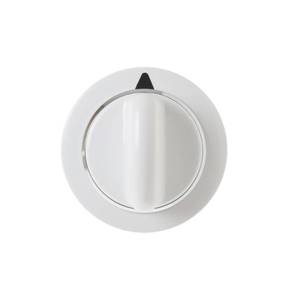 lot 6216 image: GE WE01X20374 Genuine OEM Timer Knob (White) for GE Dryers