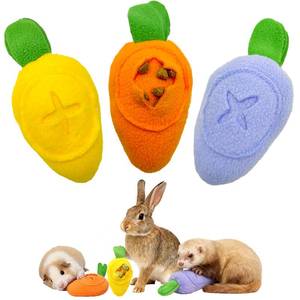 lot 6219 image: Hamiledyi Guinea Pig Toys Rabbit Foraging Enrichment Toy Slow Feeder Food Hide Puzzle Toys Boredom Relief and Foraging Fun (3 Pieces)