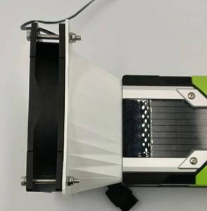 lot 6272 image: Tesla P40 P100 V100 K80 M40 Blower Fan Adapter Kit - Fits Standard 120 mm Fan