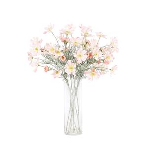 lot 6304 image: 2 Pcs Artificial Flowers Plants Calliopsis Silk Flower Arrangements Wedding Bouquets Decorations Plastic Floral Table Centerpieces for Home Kitchen Garden Party Decor Approx 23.6 High - Light Pink