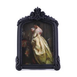 lot 6321 image: Kangce Vintage Picture Frames 4x6 Ornate Arched Black Antique Picture Frames with Glass Front for Wall Mounting and Tabletop Victorian Home Decor Gallery Wall Decor