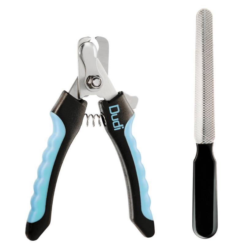 lot 5239 image: Dudi Pet Cat Nail Clipper for Indoor Cats with Razor Sharp Blade and Quick Safety Sensor to Avoid Overcutting - Professional Quality Easy to Use Dog Nail Trimmers for Small Breed with Dog Nail File