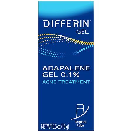 lot 5538 image: Differin Retinoid Adapalene Gel 0.1% Acne Treatment for Face and Body - 15g Fragrance-Free, Dye-Free, Phthalate-Free