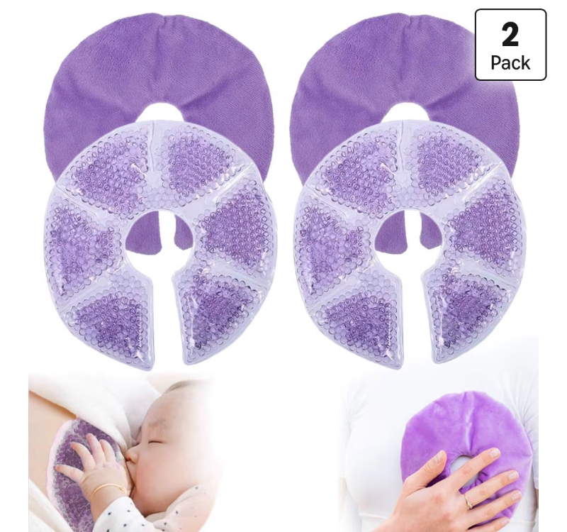 lot 5613 image: Breast Therapy Pads, Hot Cold Breastfeeding Gel Pads, Breastfeeding Essentials and Postpartum Recovery, Nursing Breast Pads Pain Relief for Mastitis