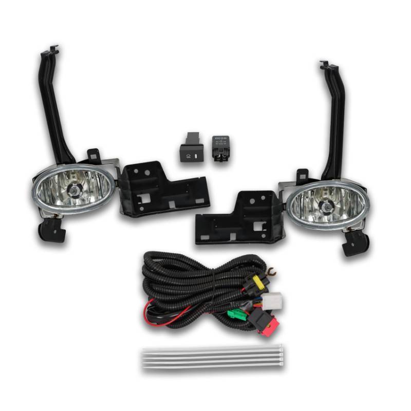 lot 4435 image: labwork Fog Lights Replacement for Accord Sedan 2008-2010 Clear Lens Bumper Fog Lamp LeftRight Side (Passenger & Driver Side)
