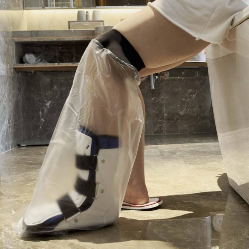 lot 5314 image: CIVJET Cast Covers for Shower Leg, Waterproof Cast Cover for Showering, Cast Protector for Shower Leg Adult, Shower Boots for Foot After Surgery, Knee, Ankle, Foot (Diameter - 7.9)