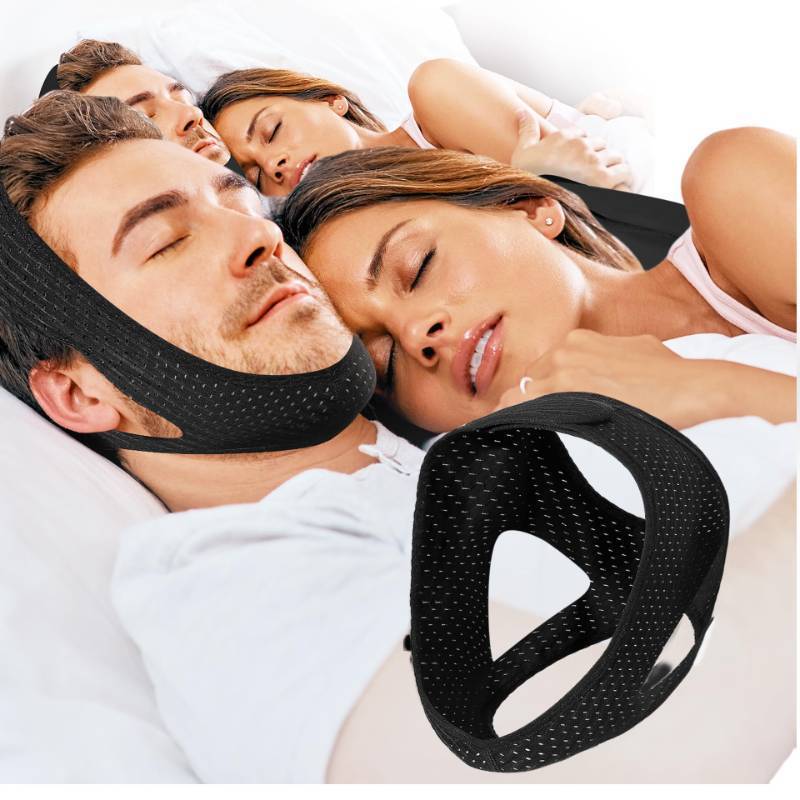 lot 5327 image: Anti Snore Chin Strap Snore Stopper for Sleeping Comfortable Stop Snoring Solution