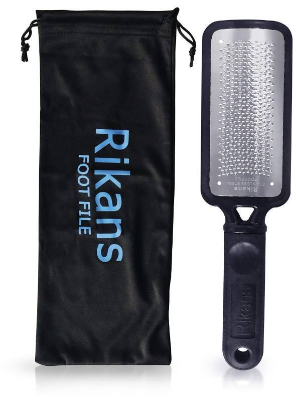lot 5821 image: Rikans Colossal Foot File, Professional Foot Rasp Callus Remover, Foot Care Pedicure Tool to Remove Hard Skin,Can Be Used on Wet or Dry Skin, High Grade Stainless Steel File