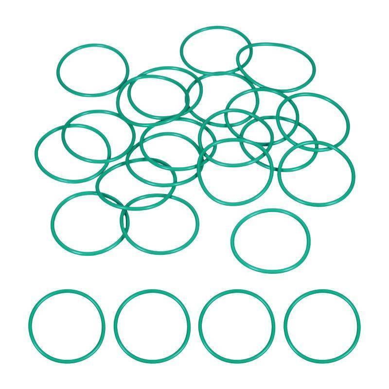lot 2069 image: PATIKIL 20 Pcs Fluorine Rubber O-Rings 40mm OD 36mm ID 2mm Width Metric Round Sealing O Ring Seal Gasket for Machinery Industrial Engines Plumbing Faucet Hose Automotive - Retail $8