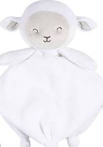 lot 3028 image: Gerbers Lamb Plush Stuffed Animal Snuggler Blanket - Retail $12