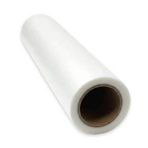 lot 3054 image: H.B.I. Products Wash Away Water Soluble Embroidery Stabilizer & Topping Roll 10 x 25 Yards, Clear Dissolving Film for High-Pile Fabrics, Machine & Hand Embroidery - Retail $16