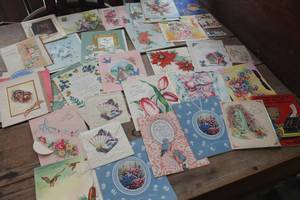 lot 1150 image: Large Lot of VintageAntique Misc. Cards