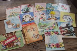lot 1152 image: Lot of AntiqueVintage Get Well Cards