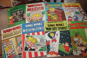 lot 1157 image: 8 Vtg. Dennis the Menace Comic Books