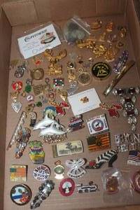 lot 1201 image: Misc. Jewelry Pins and More
