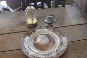 lot 1223 image: Vtg. Made in Germany Ballerina Clock & More