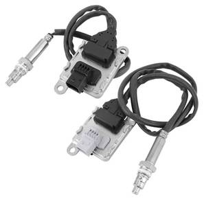 lot 16735 image: Inlet & Outlet NOx Nitrogen Oxide Sensor Set 5WK97338A 5WK97339A Compatible with Mercedes-Benz Freightliner Cascadia Western Star Detroit Diesel Engine DDE DD13 DD15 DD16 - Retail $155