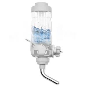 lot 16736 image: Rabbit Water Bottle for Cage, Top Fill 34oz Bunny Water Bottle No Drip Automatic Water Dispenser for Dog, Rabbit, Guinea Pig & Small Animals Hanging Cage Water Bottle - Retail $21