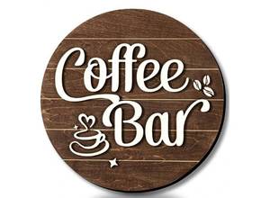 lot 16762 image: Coffee Bar Sign Wall Decor - Vintage Coffee Sign for Bar Decor Accessories, Funny Cafe Station Signs Idea For Kitchen Home Decor, 10 Farmhouse Cafe Signs for Cafe Decorations - Retail $10