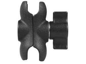 lot 16776 image: Aluminum Alloy Double Socket Arm for 25mm1 Ball Head Holder Mount Clamp Compatible with RAM Bicycle Motorcycle Camera Extension Arm 5.5CM Connecting Rod - Retail $7
