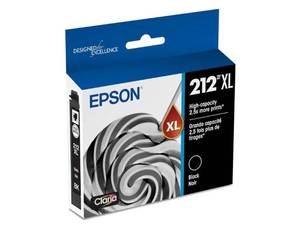 lot 16796 image: EPSON 212 Claria Ink High Capacity Black Cartridge (T212XL120-S) Works with WorkForce WF-2830, 2850 and Expression XP-4100, 4105 - Retail $44
