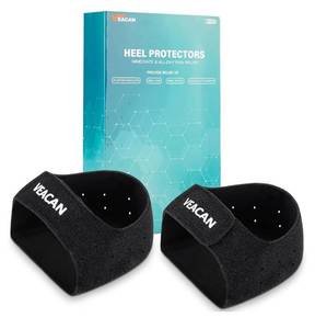 lot 16811 image: Plantar Fasciitis Heel Protectors, Heel Cups for Pain Relief & Achilles Tendonitis Support, Heel Cushion Inserts for Walking, Sports, Yoga, Home Use(M 5-8W 4.5-9) - Retail $7