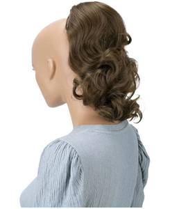 lot 16855 image: 12 Hair Piece Braid Ponytail Extension Voluminous Wavy Light Brown PH206 - Retail $19