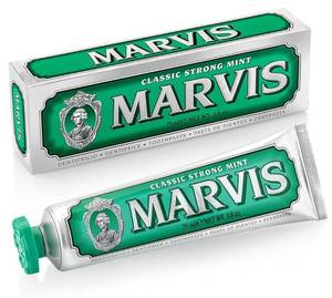 lot 16866 image: Marvis Classic Strong Mint Toothpaste - Retail $11