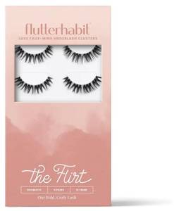lot 16874 image: The Flirt (1.0) Natural Lashes, Natural Lash Clusters for Women, Salon Quality At Home Eyelashes Extension Kit, 6 Lash Sets, No Lash Glue Included - Retail $35