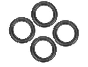 lot 16929 image: 8 Inch Rubber Speaker Edge Surround Ring Speaker Gasket Kit for Subwoofer Repair, 4 Pcs - Retail $16