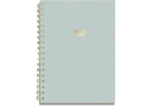 lot 16936 image: 2026 Planner �� 6 x 8.25 Dated Daily, Weekly & Monthly Calendar Planner �� January to December 2026 �� Eucalyptus Design with Motivational Stickers, Gold Spiral & Sturdy Paper - Retail $7