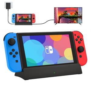 lot 16950 image: TV Docking Station for Switch,Docking Station with 4K 1080P HDMI and USB 3.0 Port,Replacement for Official Switch Dock(Not for Switch2 and Not Included Cable) - Retail $27
