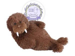 lot 16983 image: Warming Walrus Stuffed Animals, Microwavable Stuffed Animal Heating Pads for Soothing, Anxiety and Stress Relief, Cuddly Companion Plush Toys Gifts for Kids & Adults - Retail $25