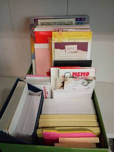 lot 1214 image: Scrap Paper, Post It Notes, Writing Tablets and More