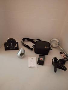 lot 1226 image: Clock, Thermometer, Flip Video Recorder and Light