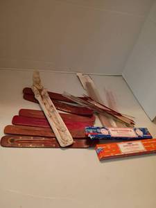 lot 1230 image: Incense and Wooden Holders