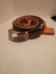 lot 1330 image: Mens Belts and Boot Puller.  Sizes 36 and 42