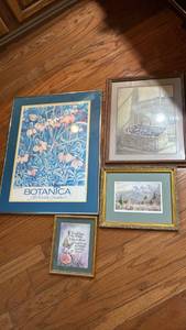 lot 1363 image: Framed Artwork. Largest is 28x22